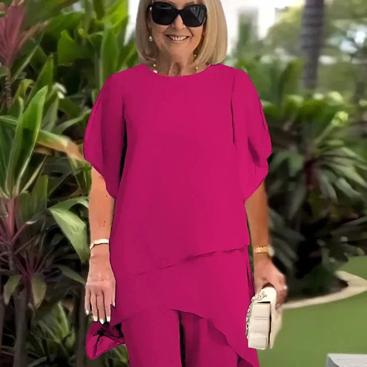 Rosa | Conjunto elegante dos piezas
