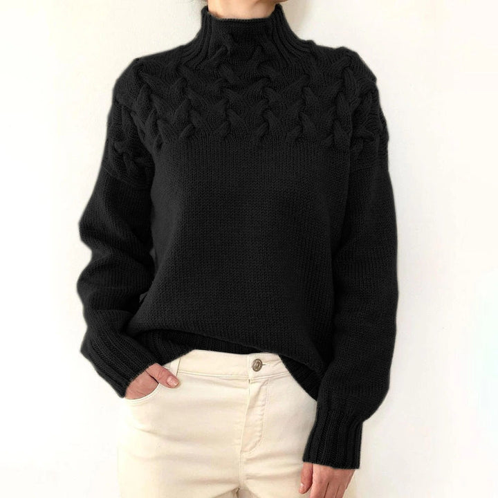 Loretta | Suéter de Cuello Alto Suave y Envolvente